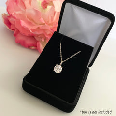 2 ct Round Solitaire Necklace - 40% Final Sale