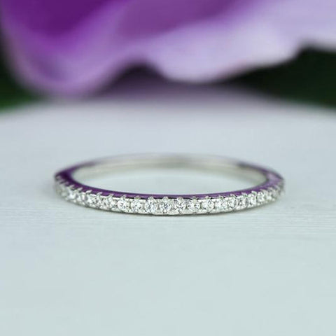 5.25 ctw Round Accented Ring - 10k Solid White Gold, Sz 10